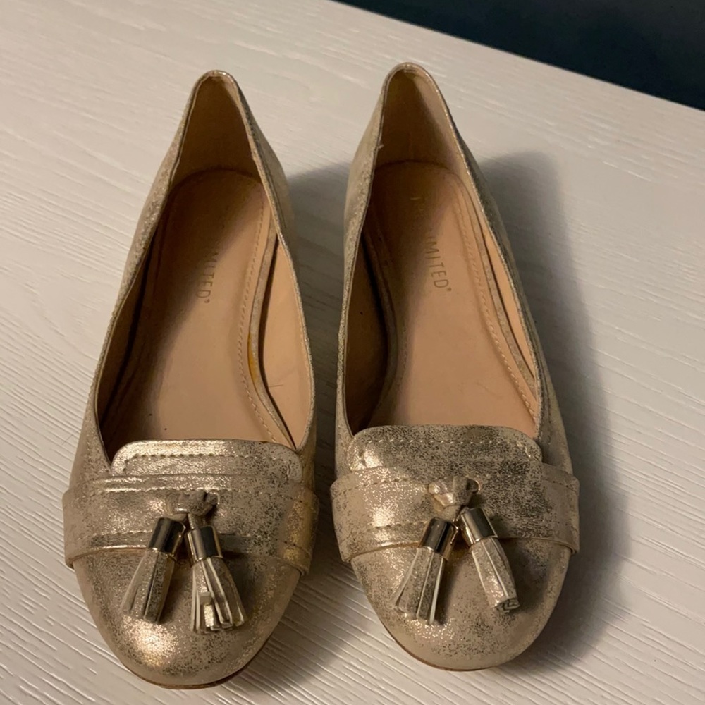 The Limited Gold Flats, Size 8